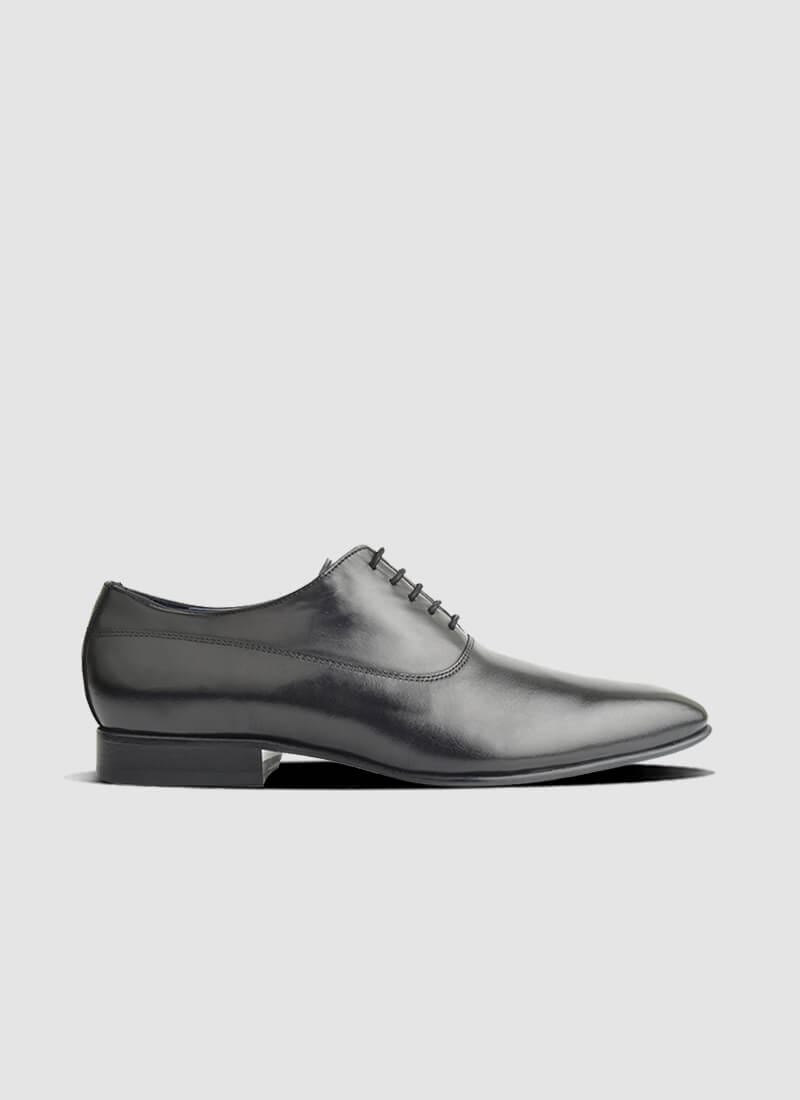 Language Shoes-Men-Scott Oxford-Premium Leather-Black Colour-Formal Shoe