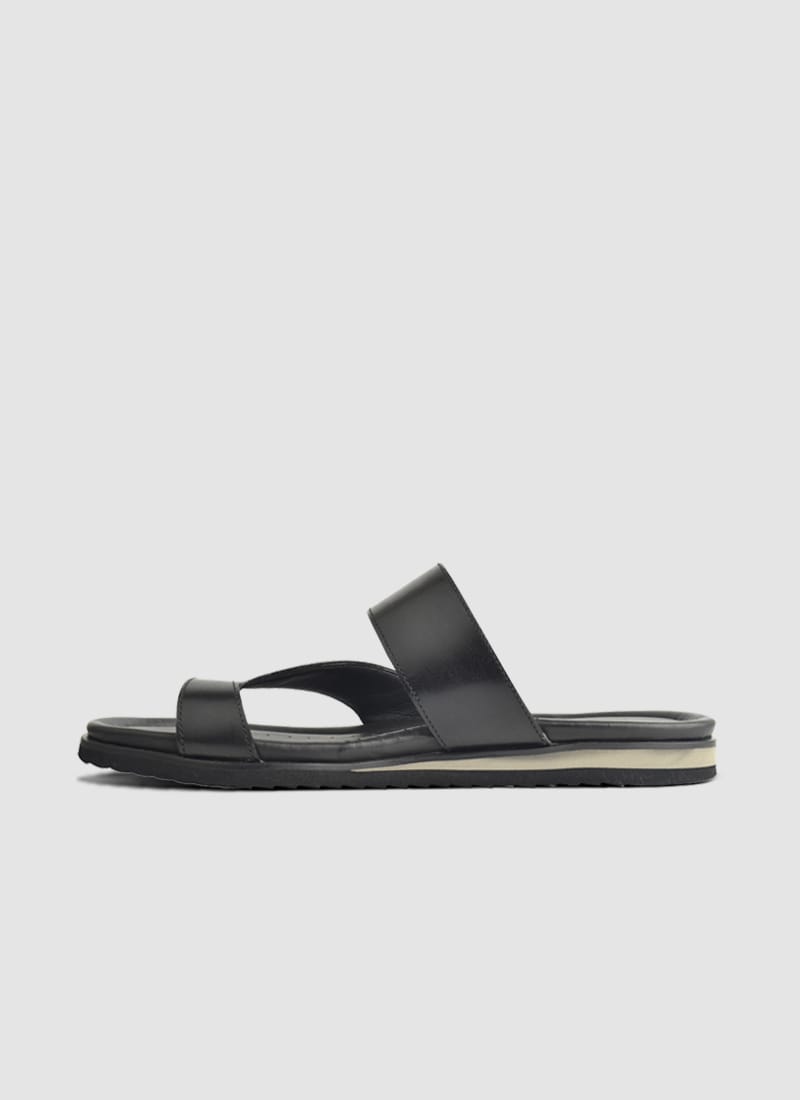 Language Shoes-Men-Gilson Sandal-Premium Leather-Black Colour-Sandal