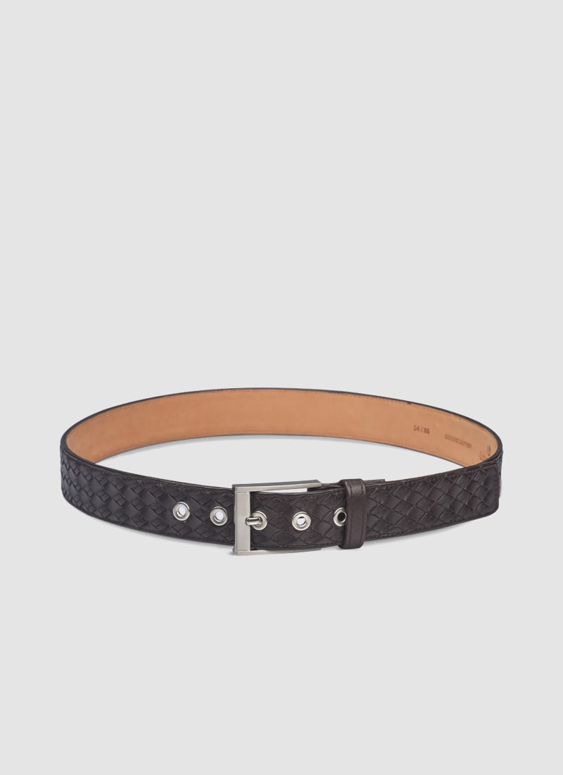 Language Shoes-Men-Jaimy Belt-Premium Leather-Brown Colour-Belt