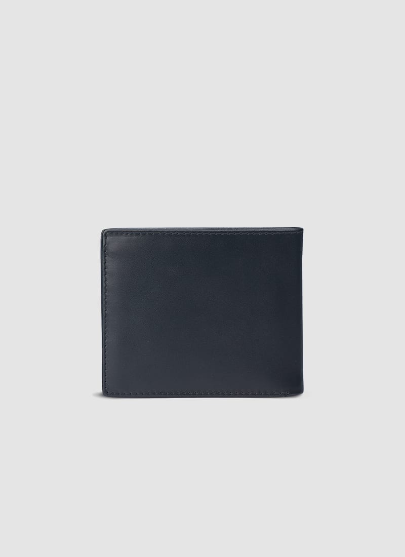 Language Shoes-Men-Shrilk Bi-fold Wallet-Premium Leather-Black Colour-Leather Accessories