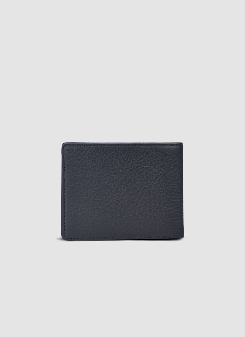 Language Shoes-Men-Gordon Bi-fold Wallet-Premium Leather-Black Colour-Leather Accessories