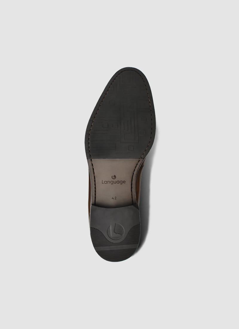 Language Shoes-Men-Chan Loafer-Premium Leather-Brown Colour-Formal Shoe