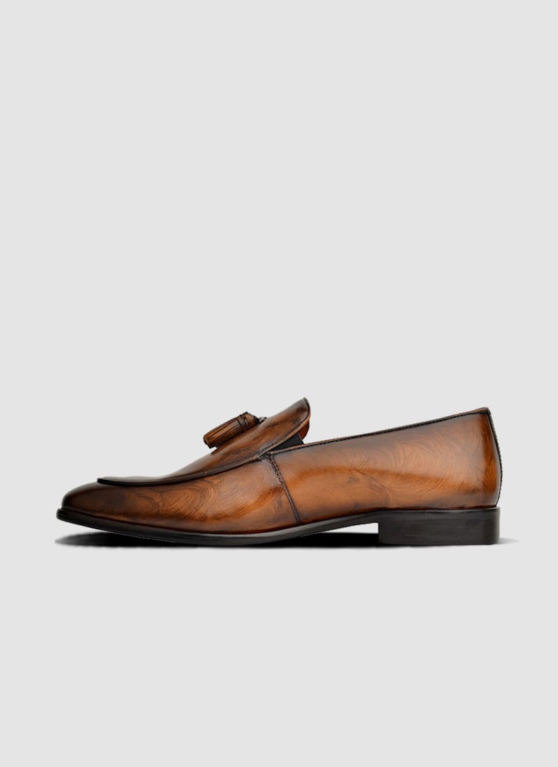 Language Shoes-Men-Chan Loafer-Premium Leather-Tan Colour-Formal Shoe