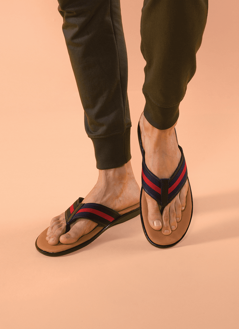 Language Shoes-Men-Russell Sandal-Premium Leather-Navy
Colour-Sandals