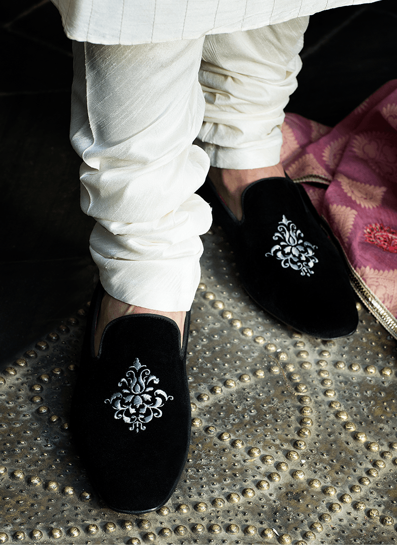 Language Shoes-Men-Joker-Loafer-Premium Leather-Black Colour-Formal Shoe