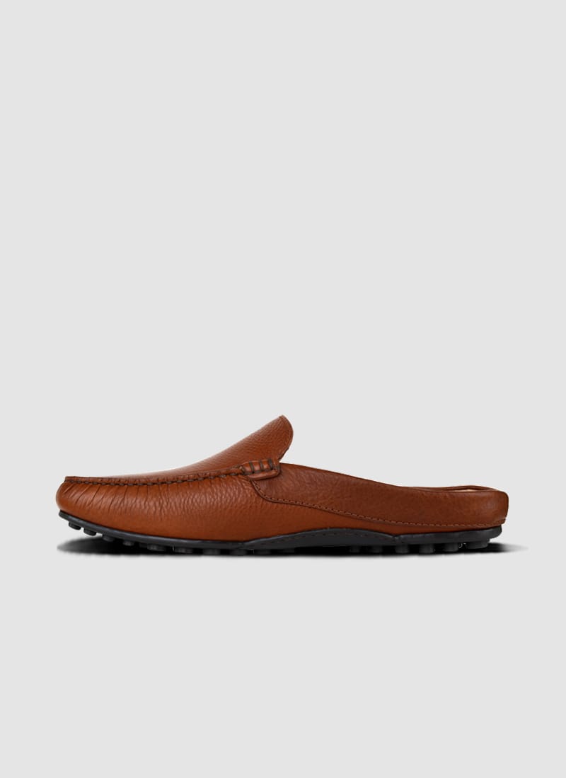 Language Shoes-Men-Lemas Driver-Premium Leather-Tan Colour-Casual Shoe