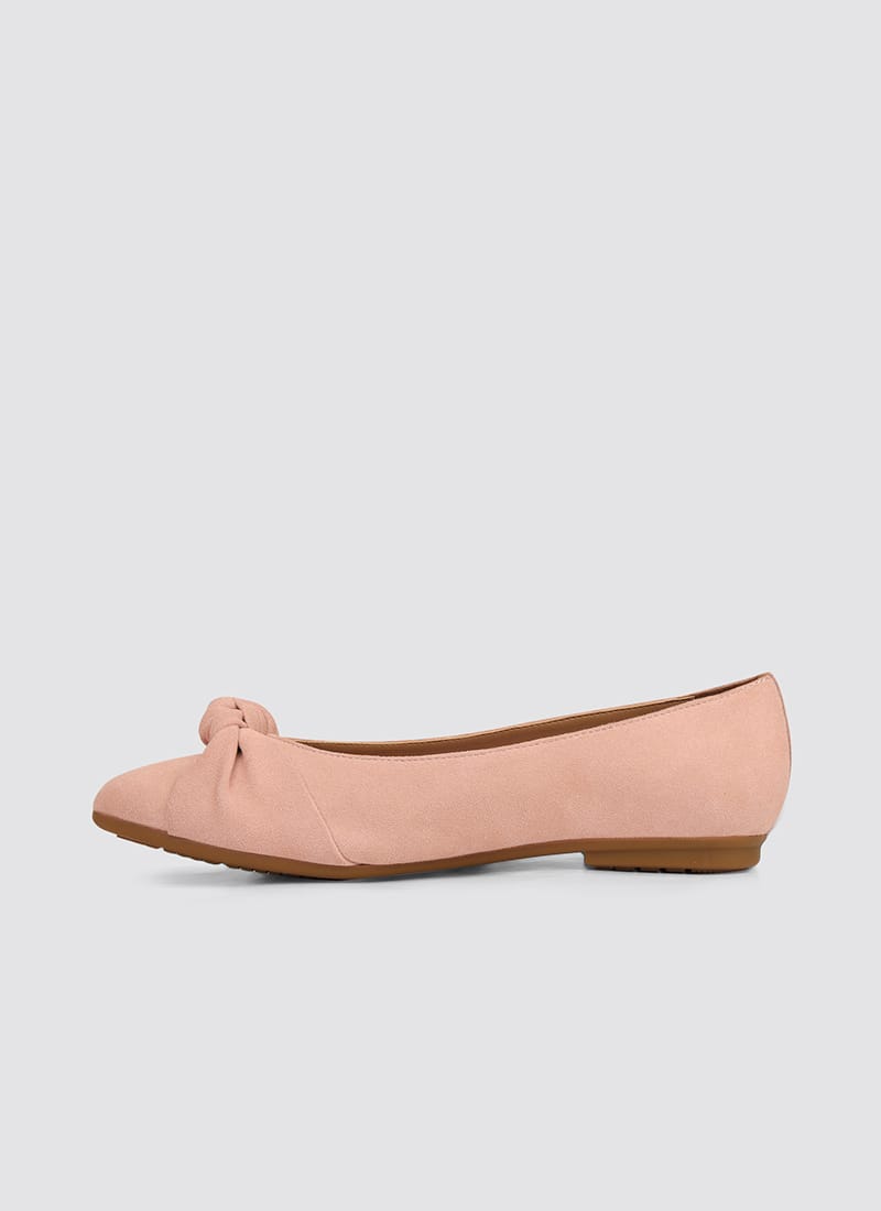 Language Shoes-Women-Doris Ballerina-Premium Leather-Pink Colour-Formal Shoe