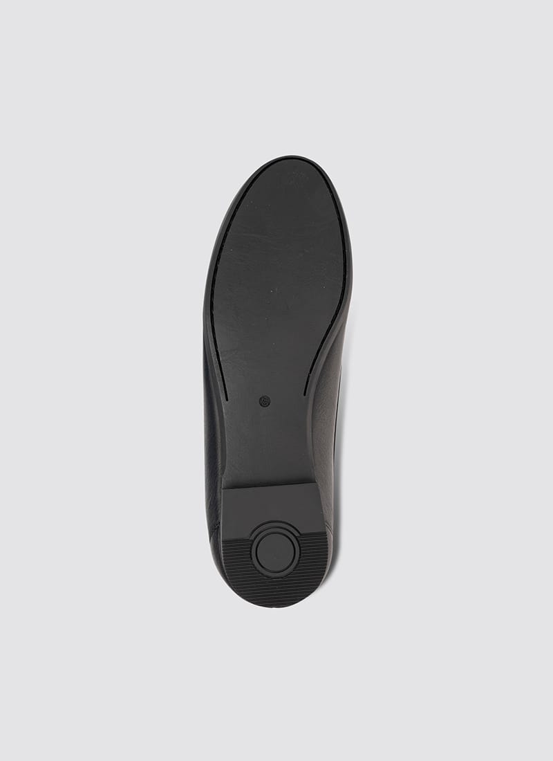 Language Shoes-Women-Selene Moccasin-Premium Leather-Black Colour-Formal Shoe
#color_black