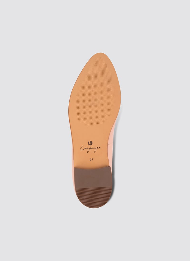 Language Shoes-Women-Calypso Loafer-Premium Leather-Pink Colour-Formal Shoe