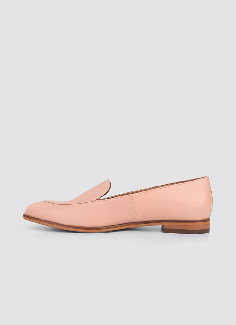 Language Shoes-Women-Calypso Loafer-Premium Leather-Pink Colour-Formal Shoe