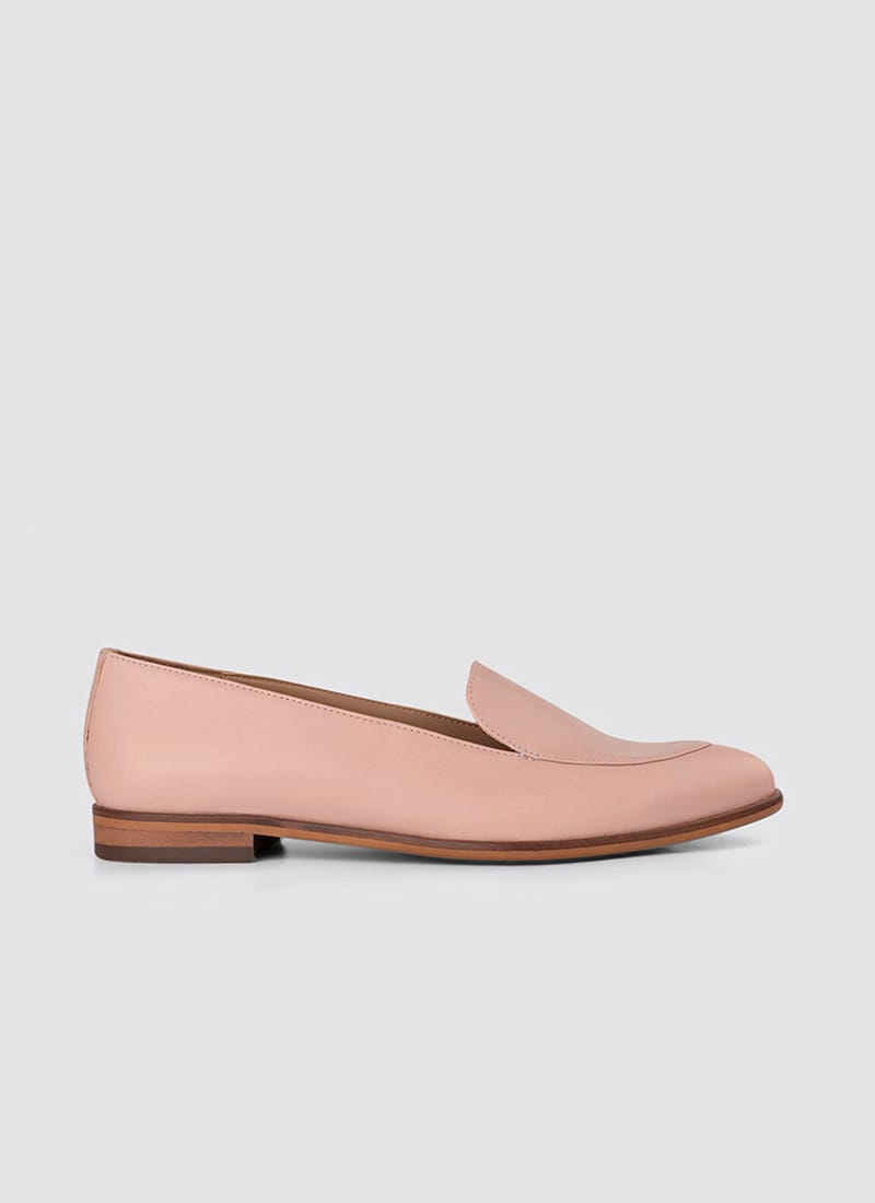 Language Shoes-Women-Calypso Loafer-Premium Leather-Pink Colour-Formal Shoe