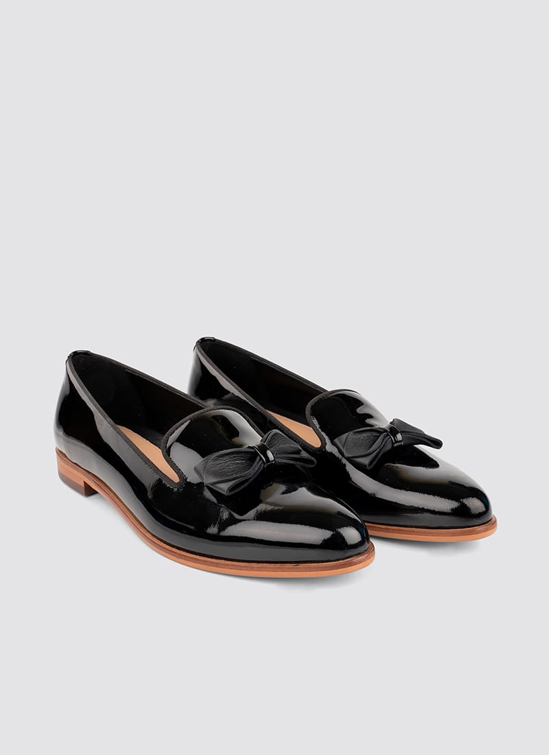 Language Shoes-Women-Urania Loafer-Premium Leather-Black Colour-Formal Shoe