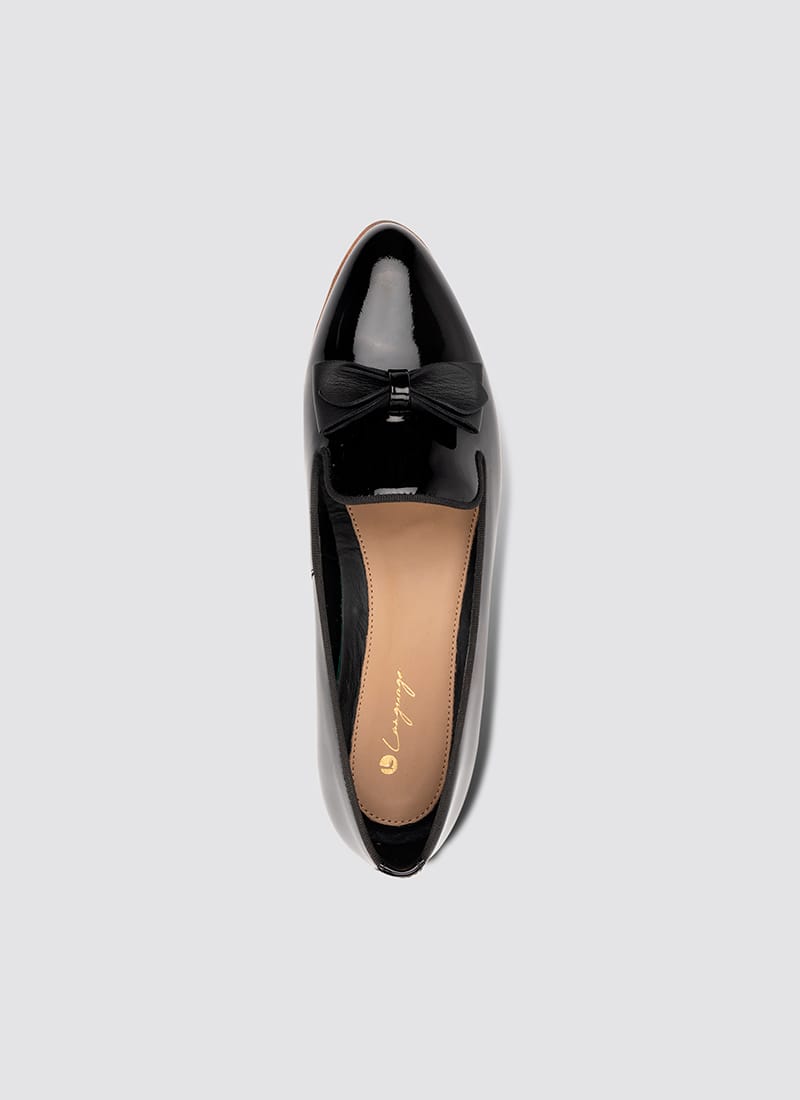 Language Shoes-Women-Urania Loafer-Premium Leather-Black Colour-Formal Shoe