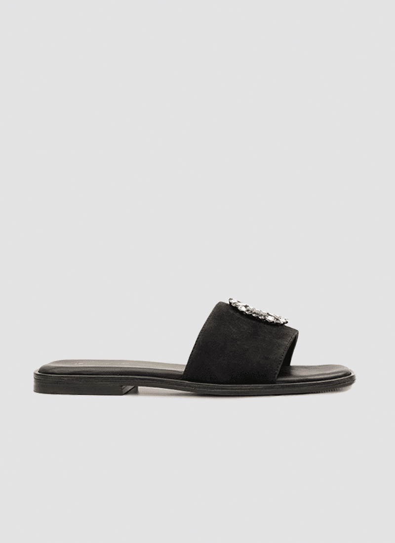 Language Shoes-Women-Maxime Sandal-Premium Leather-Black Colour-Sandals-4