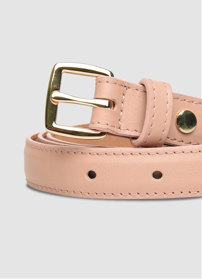 Language Shoes-Women-Bernadette Belt-Premium Leather-Pink Colour-Belt