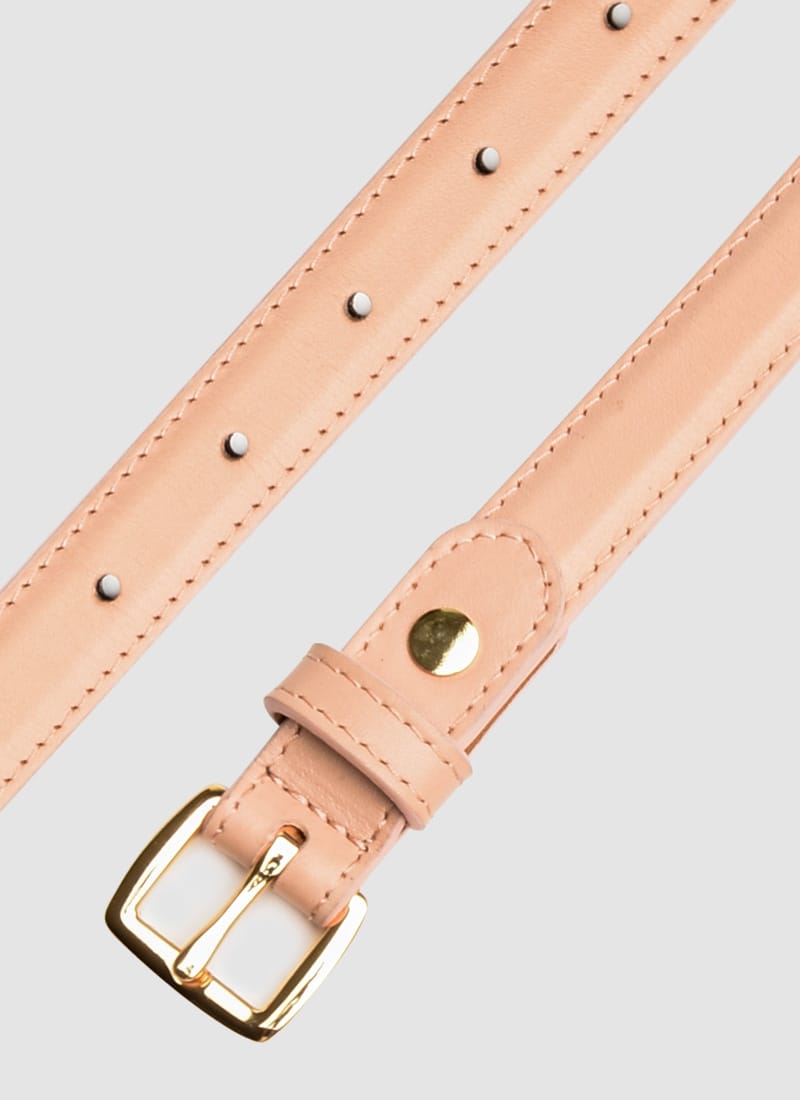 Language Shoes-Women-Bernadette Belt-Premium Leather-Pink Colour-Belt