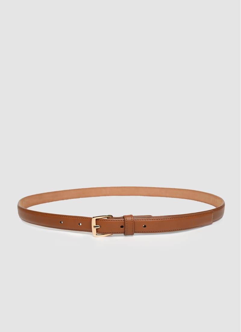 Language Shoes-Women-Bernadette Belt-Premium Leather-Tan Colour-Belt