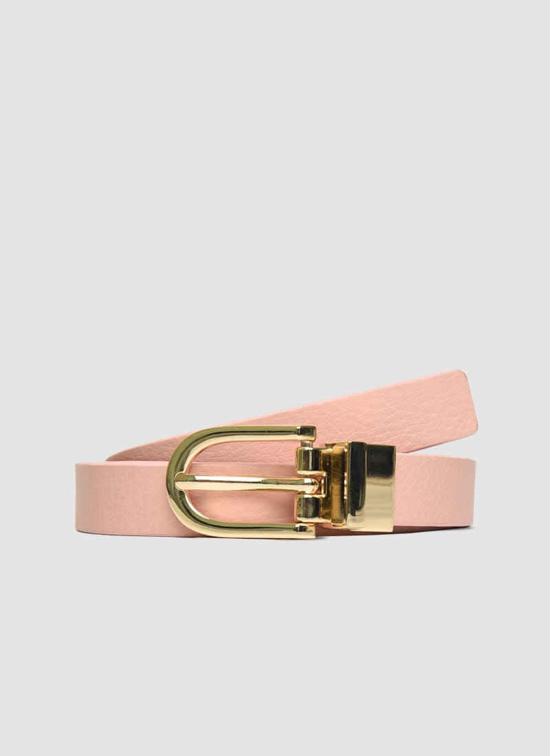 Language Shoes-Women-Eliza Belt-Premium Leather-Pink/Rose Colour-Belt