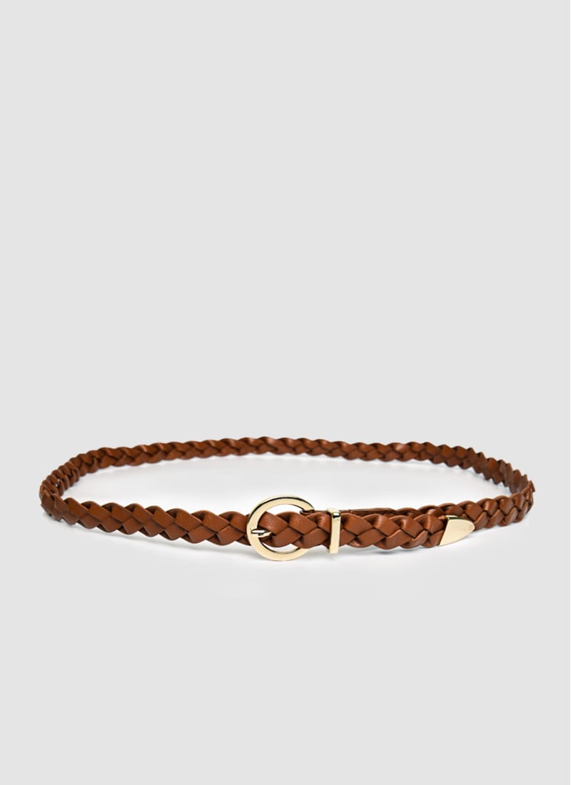 Language Shoes-Women-Myra Belt-Premium Leather-Tan Colour-Belt