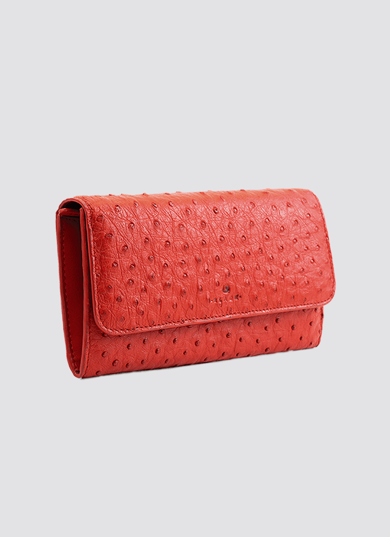 Language shoes-Women-Bailey Wallet-Premium Leather-Red Colour-Wallet-2
