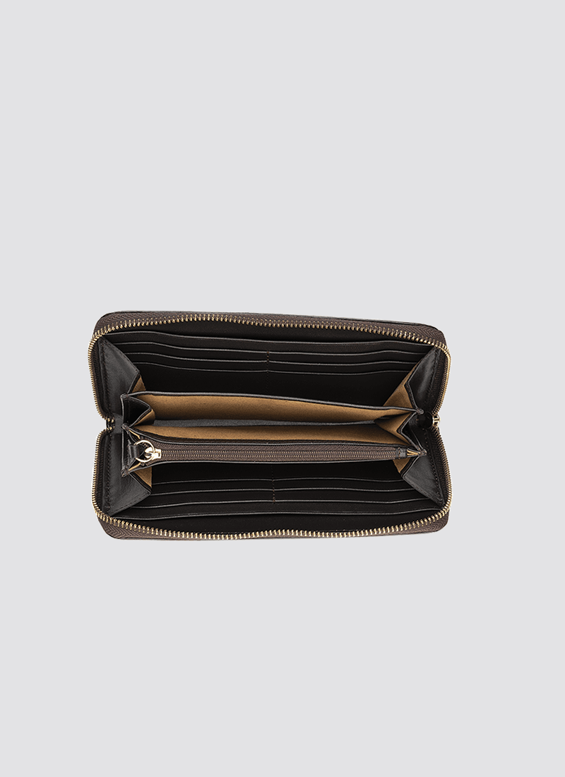 Language shoes -Ramone Wallet-Premium Leather -Brown colour -Wallet-1