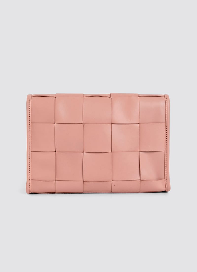 Language Shoes-Women-Mosaic Cross Body-Premium Leather-Pink Colour-Leather Accessories
#color_pink