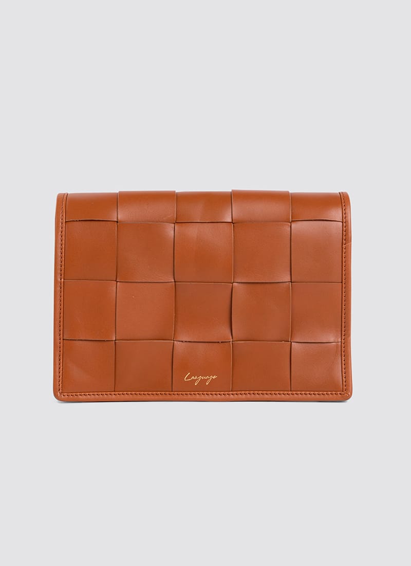 Language Shoes-Women-Mosaic Cross Body-Premium Leather-Tan Colour-Leather Accessories
#color_tan