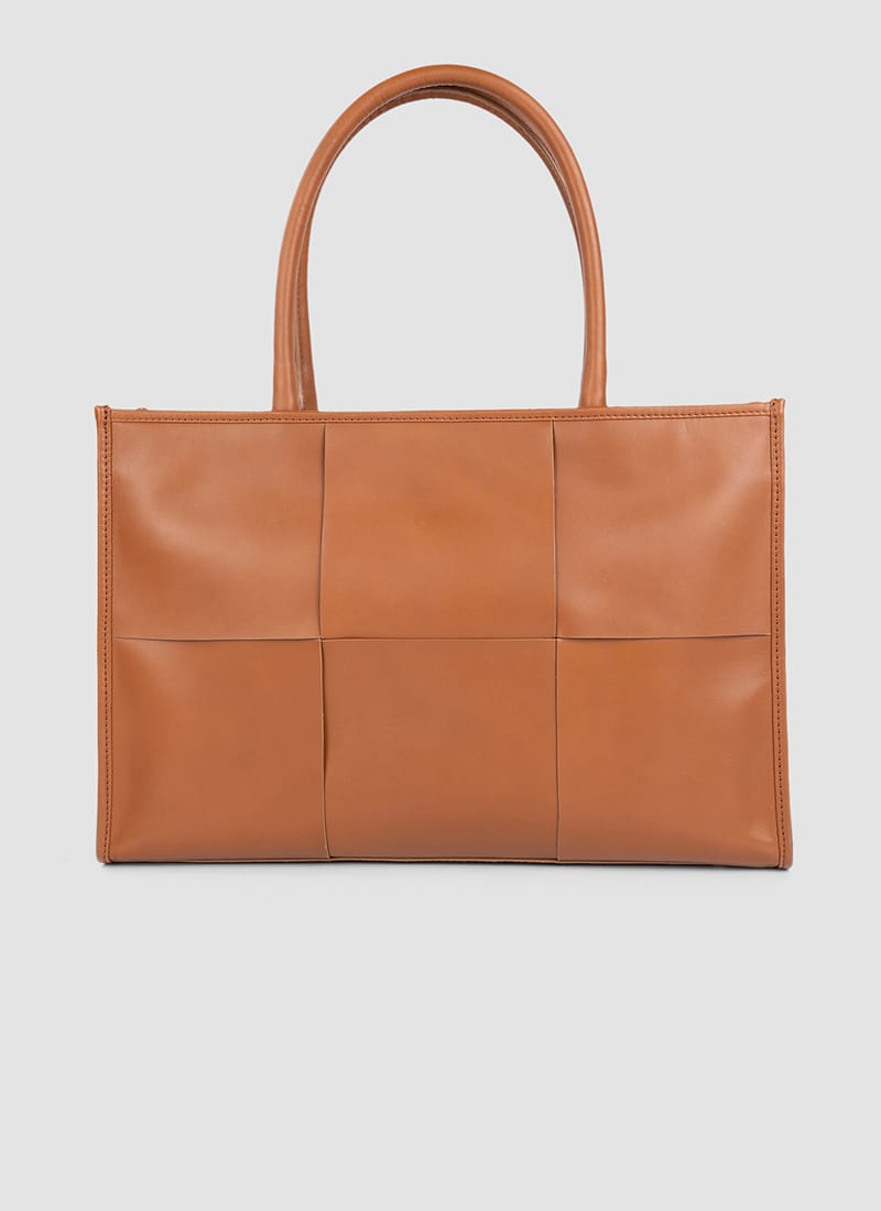 Language Shoes-Women-Mocha Tote-Premium Leather-Tan Colour-Leather Accessories
#color_tan