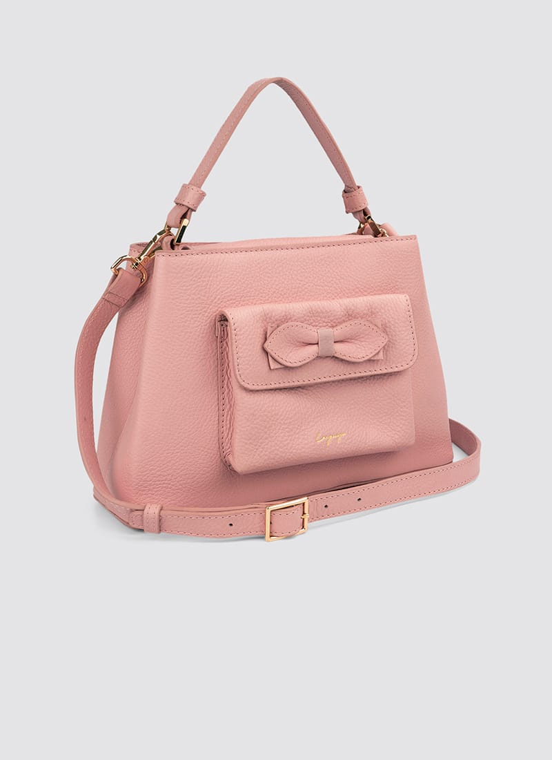 Language Shoes-Women-Flamingo Hand Bag-Premium Leather-Pink Colour-Leather Accessories
#color_pink