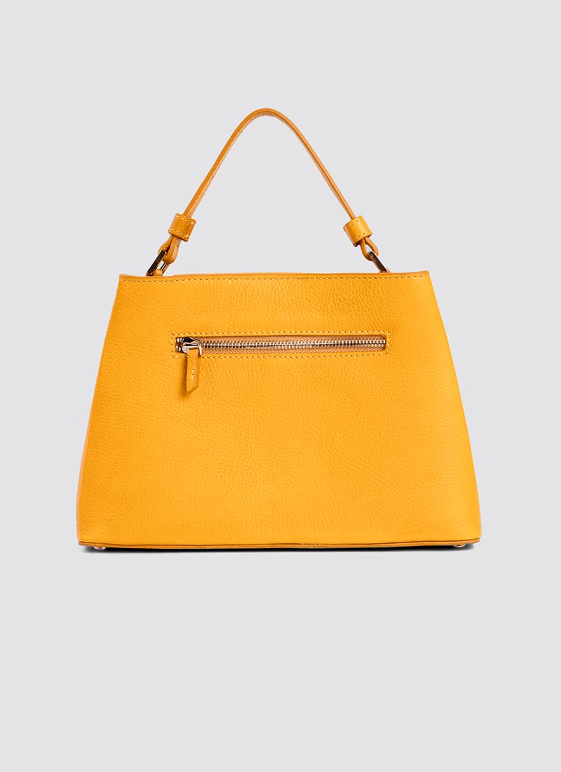 Language Shoes-Women-Flamingo Hand Bag-Premium Leather-Senape Colour-Leather Accessories
#color_senape