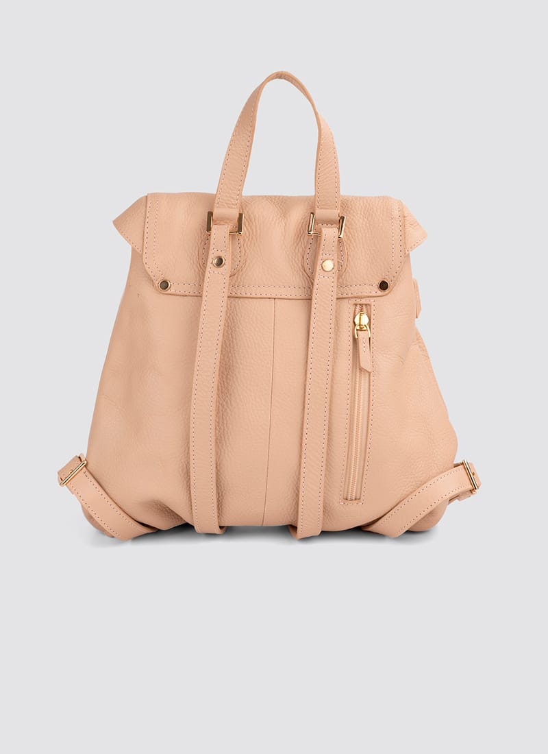 Language Shoes-Women-Oyester Backpack-Premium Leather-Rose Colour-Leather Accessories
#color_rose