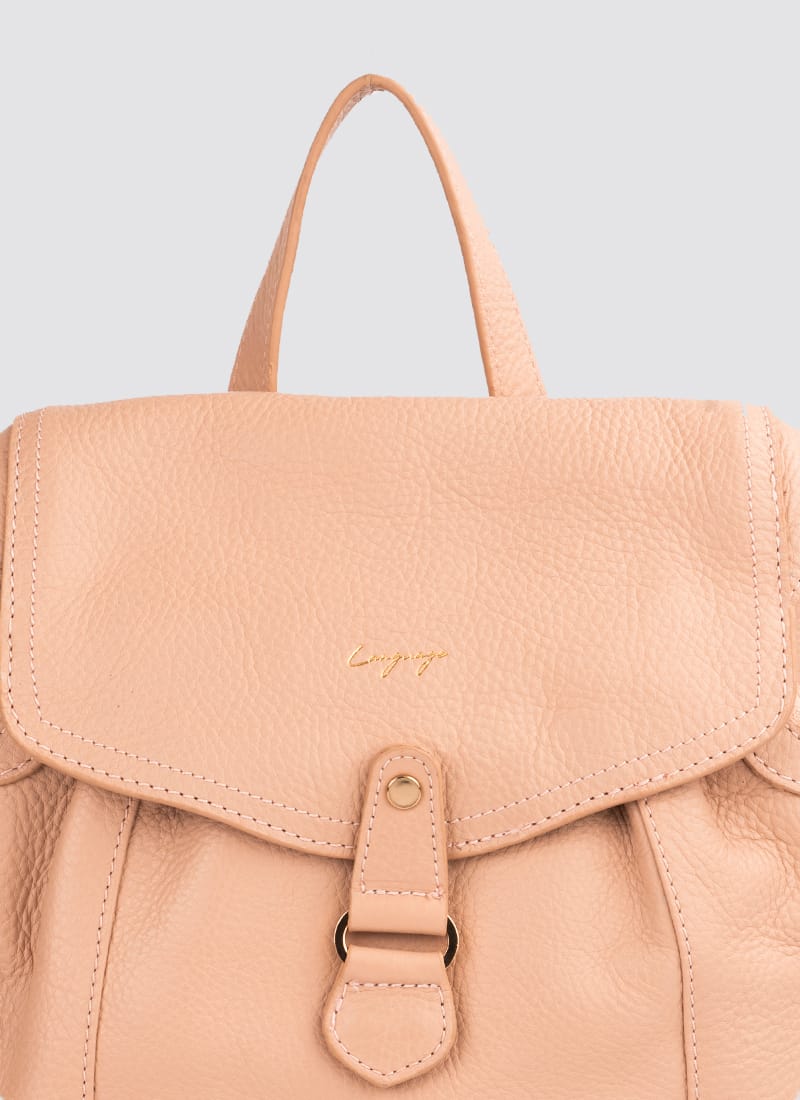 Language Shoes-Women-Oyester Backpack-Premium Leather-Rose Colour-Leather Accessories
#color_rose