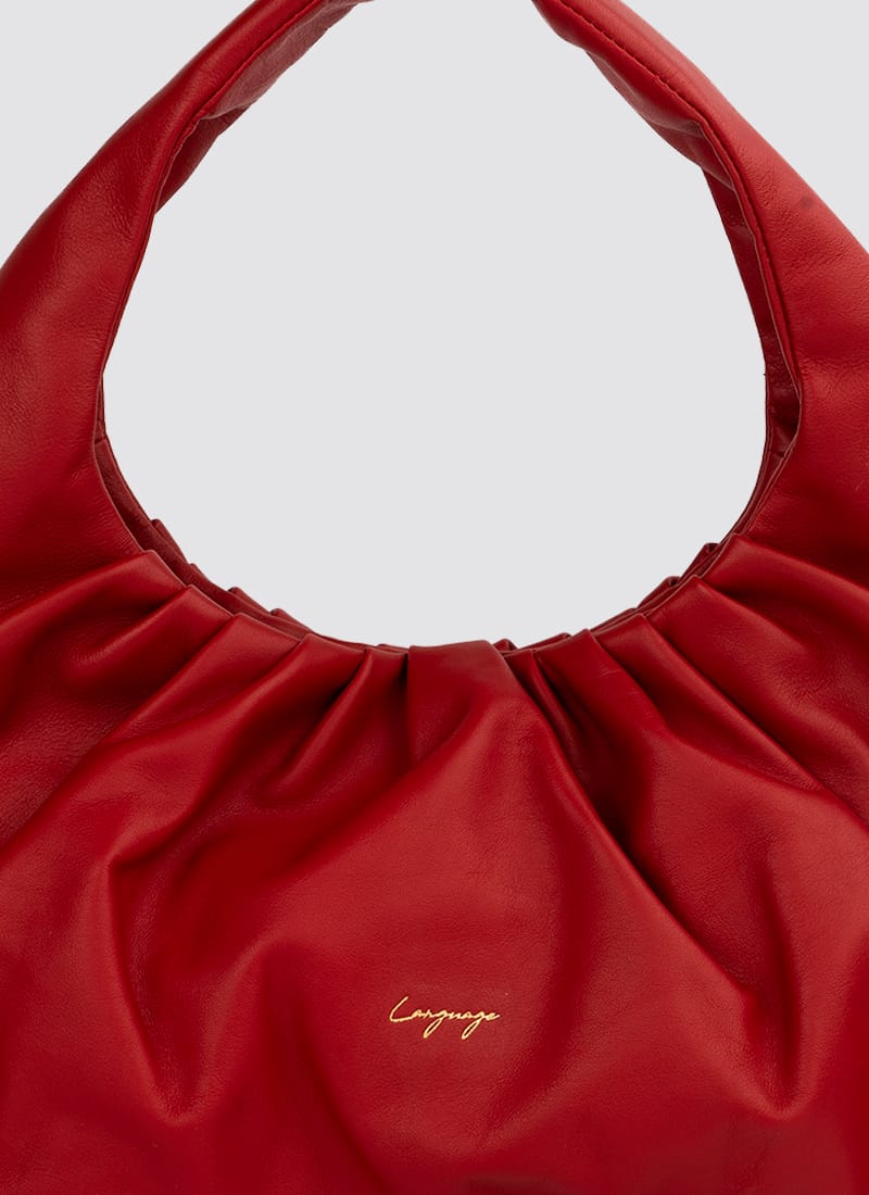 Language Shoes-Women-Biscotti Hand Bag-Premium Leather-Red Colour-Leather Accessories
#color_red