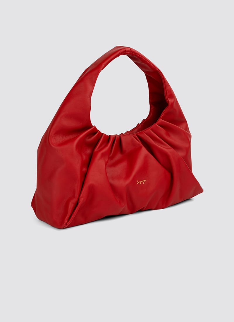 Language Shoes-Women-Biscotti Hand Bag-Premium Leather-Red Colour-Leather Accessories
#color_red