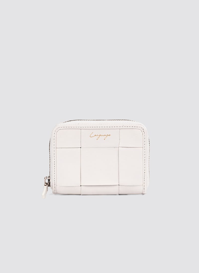 Language Shoes-Women-Rosa Wallet-Premium Leather-Ecru Colour-Leather Accessories