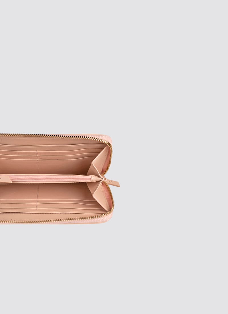 Language Shoes-Women-Coco Long Wallet-Premium Leather-Rose Colour-Leather Accessories
#color_rose