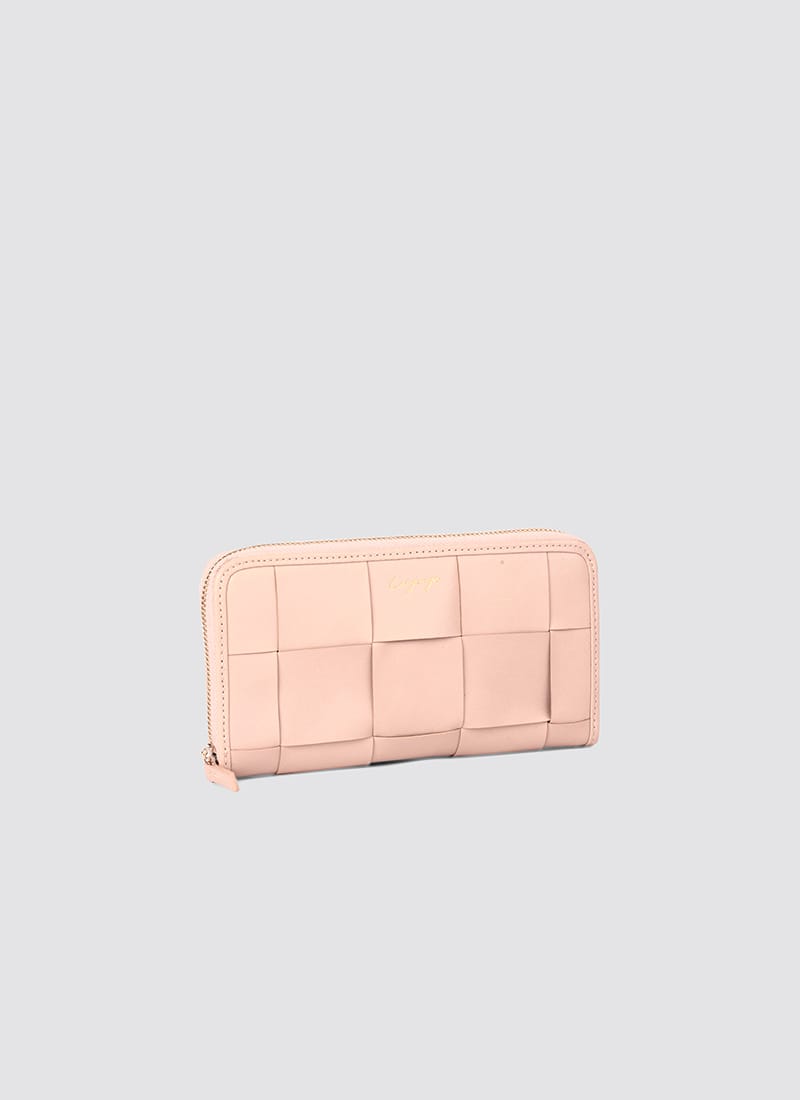 Language Shoes-Women-Coco Long Wallet-Premium Leather-Rose Colour-Leather Accessories
#color_rose