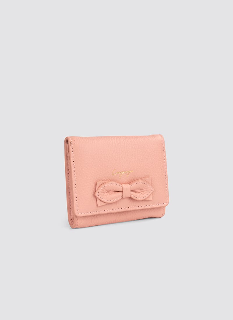 Language Shoes-Women-Siena Wallet-Premium Leather-Pink Colour-Leather Accessories
#color_pink