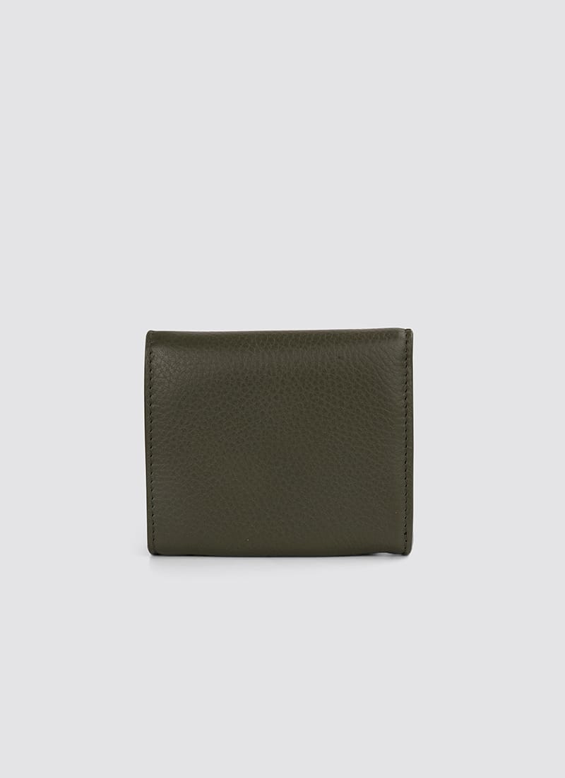Language Shoes-Women-Siena Wallet-Premium Leather-Sage Colour-Leather Accessories
#color_sage