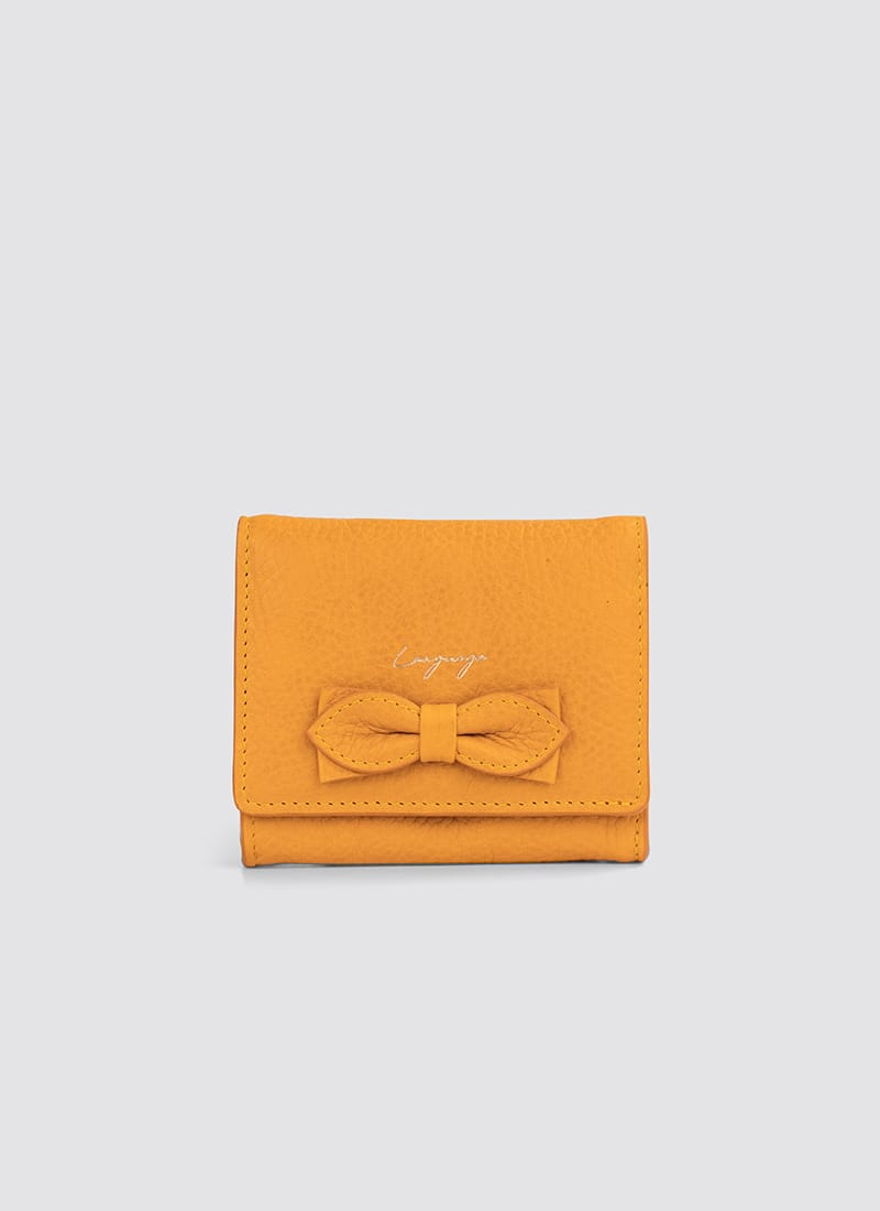 Language Shoes-Women-Siena Wallet-Premium Leather-Senape Colour-Leather Accessories