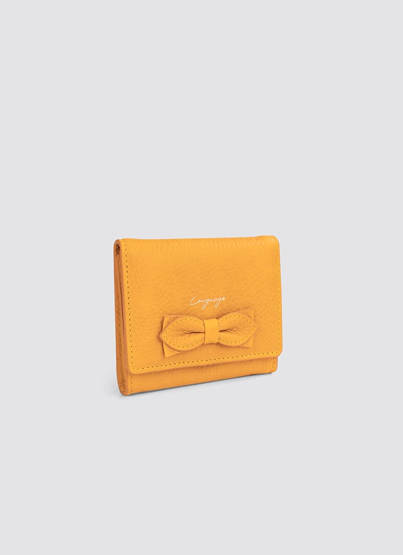 Language Shoes-Women-Siena Wallet-Premium Leather-Senape Colour-Leather Accessories
#color_senape