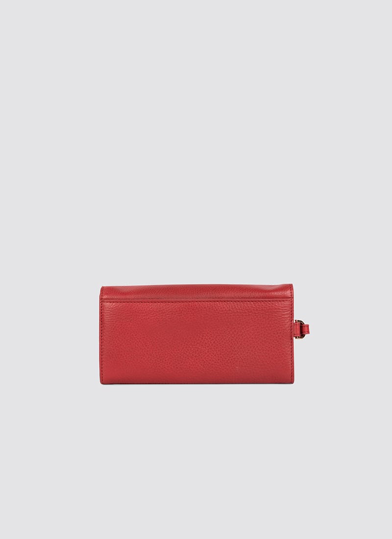 Language Shoes-Women-Onyx Long Wallet-Premium Leather-Red Colour-Leather Accessories
#color_red