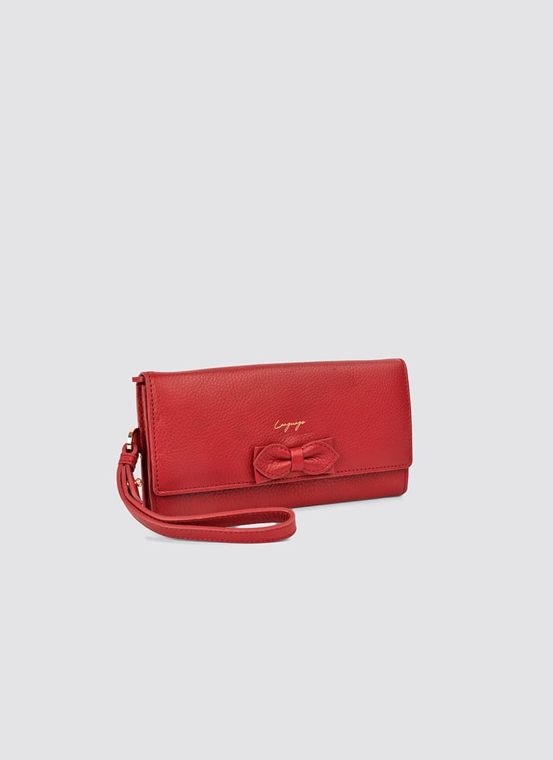 Language Shoes-Women-Onyx Long Wallet-Premium Leather-Red Colour-Leather Accessories
#color_red