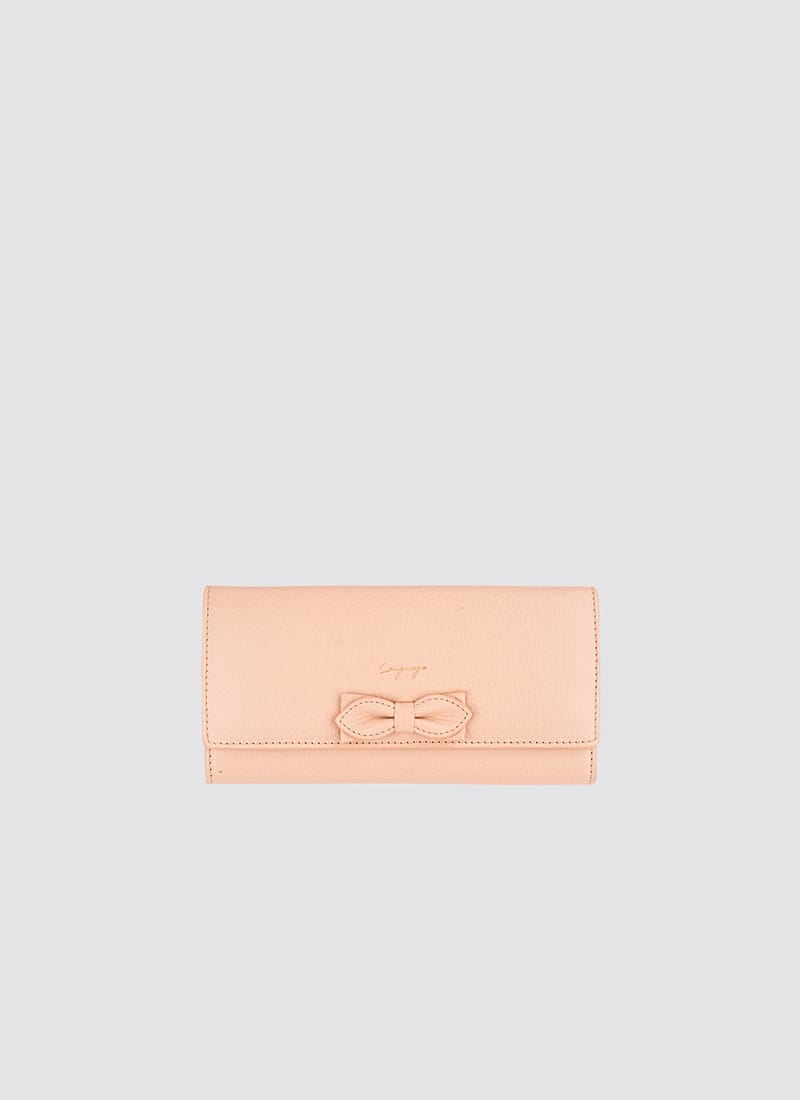 Language Shoes-Women-Onyx Long Wallet-Premium Leather-Rose Colour-Leather Accessories
#color_rose