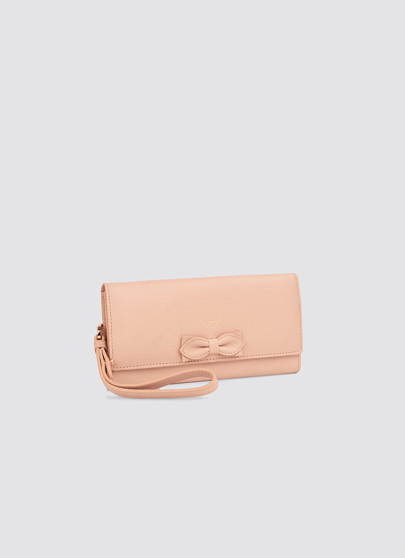 Language Shoes-Women-Onyx Long Wallet-Premium Leather-Rose Colour-Leather Accessories
#color_rose