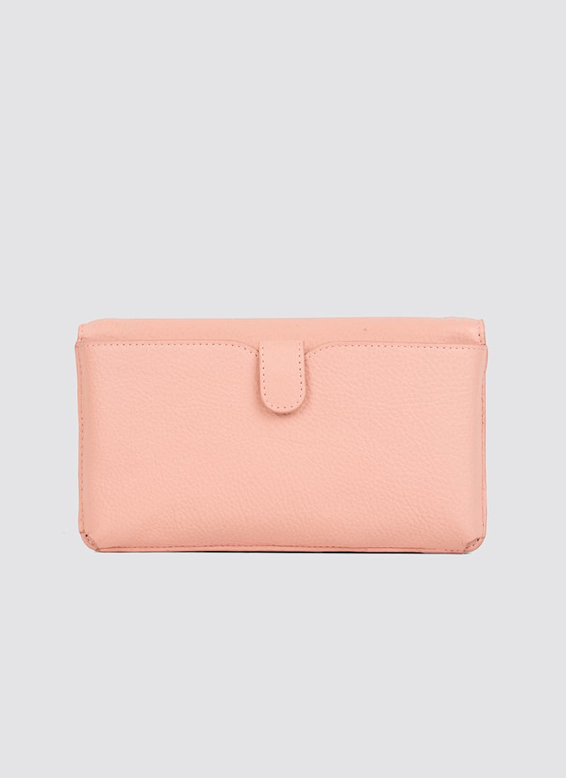 Language Shoes-Women-Carol Wallet on Chain-Premium Leather-Pink Colour-Leather Accessories
#color_pink
