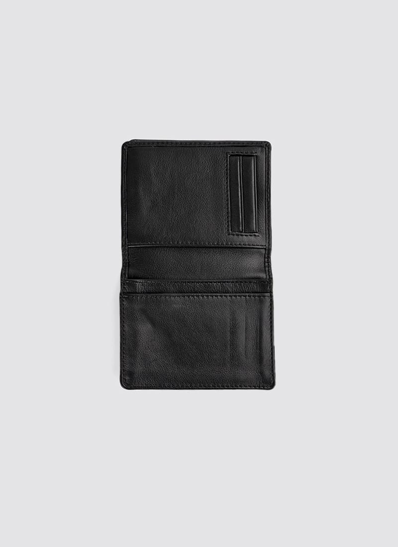 Language Shoes-Women-Ebony Wallet-Premium Leather-Black Colour-Leather Accessories
