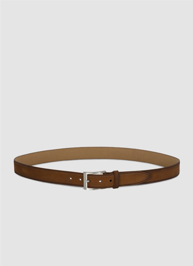 Language Shoes-Men-Ray Belt-Premium Leather-Tan Colour-Belt