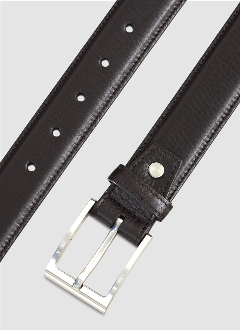 Language Shoes-Men-Travis Belt-Premium Leather-Brown Colour-Belt