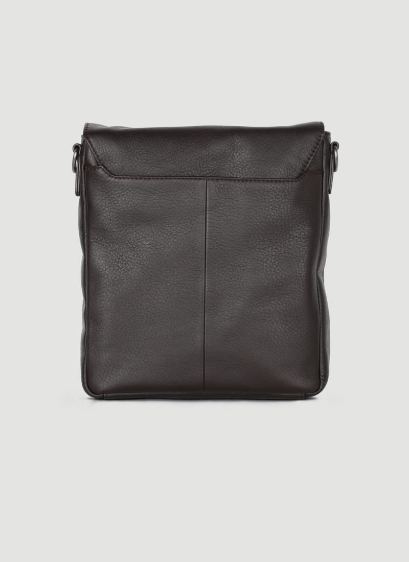 Language Shoes-Men-Seth Cross Body-Premium Leather-Brown Colour-Leather Accessories